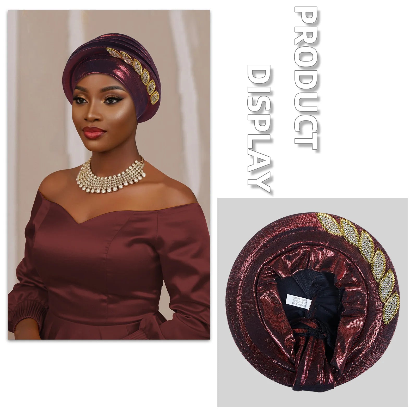 Ready African Auto Gele Headtie Women's Turban Cap Nigeria Wedding Geles Muslim Head Wraps Bonnet Turbante Mujer 2026 New