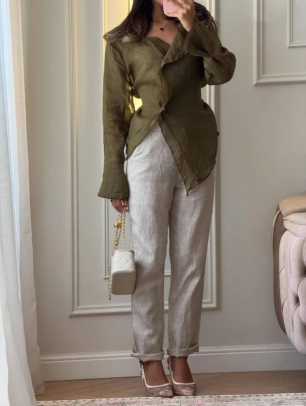 Women Blouses 2026 Spring Summer Long Sleeve Blouse Woman Blouse Shirt Office Elegant Work Shirt Top Blusas Mujer De Moda