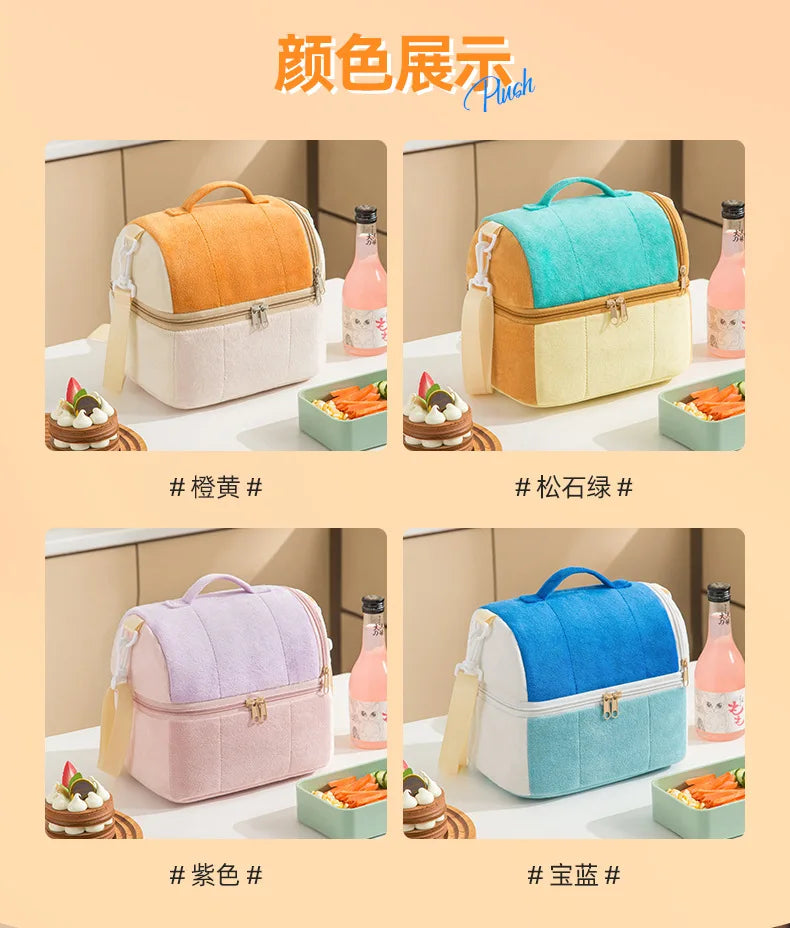 Thermal Bag Lunch Box For Work Picnic Bag Car Bolsa Refrigerator Portable Cooler Bag Food Backpack