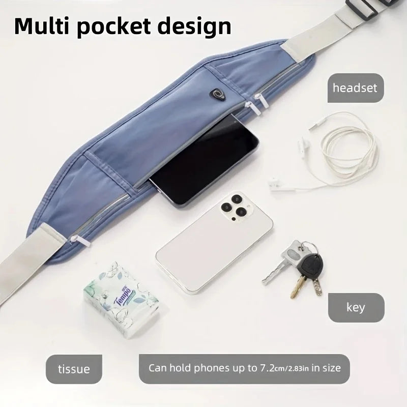 Running Belt Waist Bag Sports Waist Bag Women Men Waterproof Gym Mobile Phone Pouch Cell Phone Waist Bag Accessories For iPhone