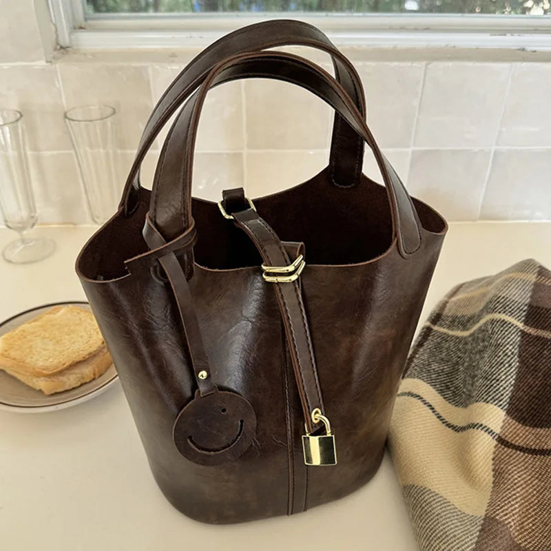 Women Bags Handbags Bucket Bag Shoulder Bag Crossbody Bag Fashion Buckek Tote Bag Leather Luxury Desginer Big Lady Hand Bags