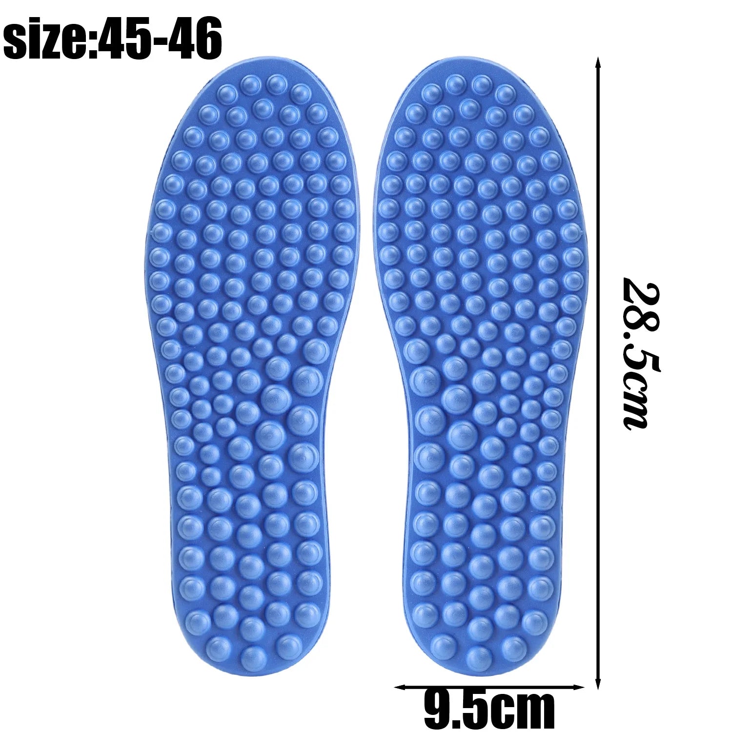 5D Massage Insole Full Palm Acupoint Massage Men's and Women's Foot Health Relieve Foot Fatigue Soft Sports Casual Shoes Sole