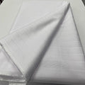 2026 High Quality White African Swiss Cotton Fabric, 5Yards French Dry Lace Fabric, Nigerian Fabric Clothing for Men
