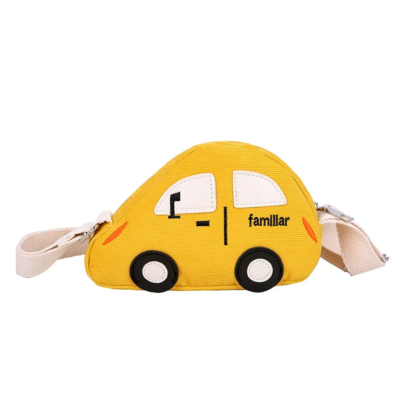 Cartoon Children Bags Cute Car Boy Girl Travel Mini Snack Messenger Bags Kids Crossbody Bags Fashion Shoulder Bags