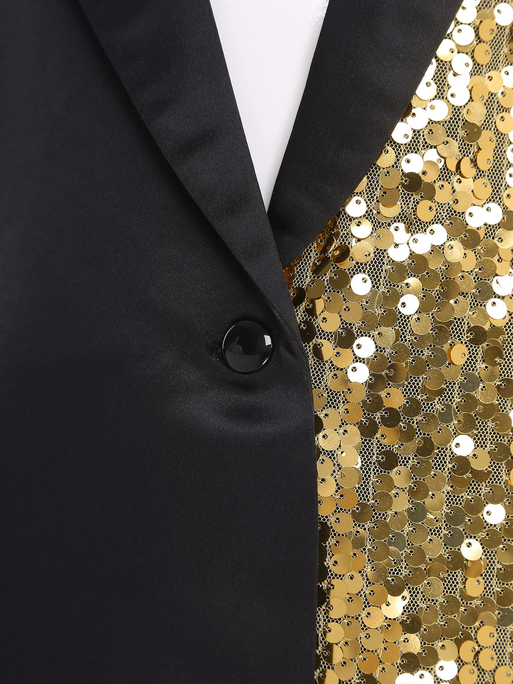 Kids Boys Sparkly Gentlemen Suits Jackets Formal Dress Blazer Sequin Blazer Coat Jacket Children Wedding Banquet Party Outfit