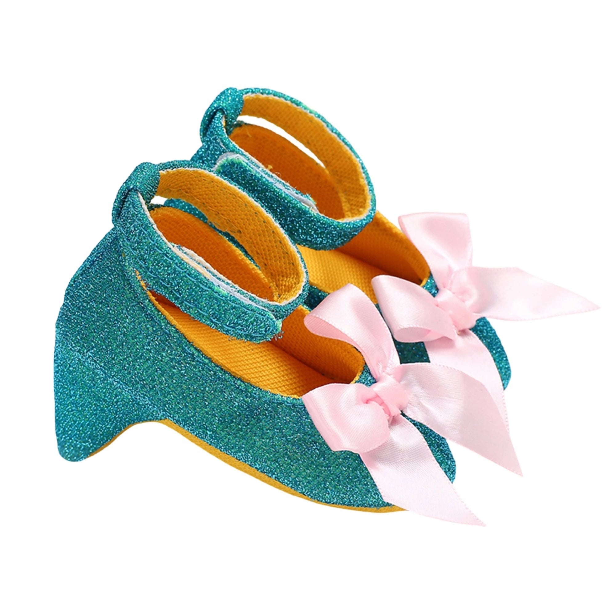 Baby Girls Princess High Heels Photography Accessories Cute Fashionable Infant Bow Decor Dress Shoes Party Photography Props