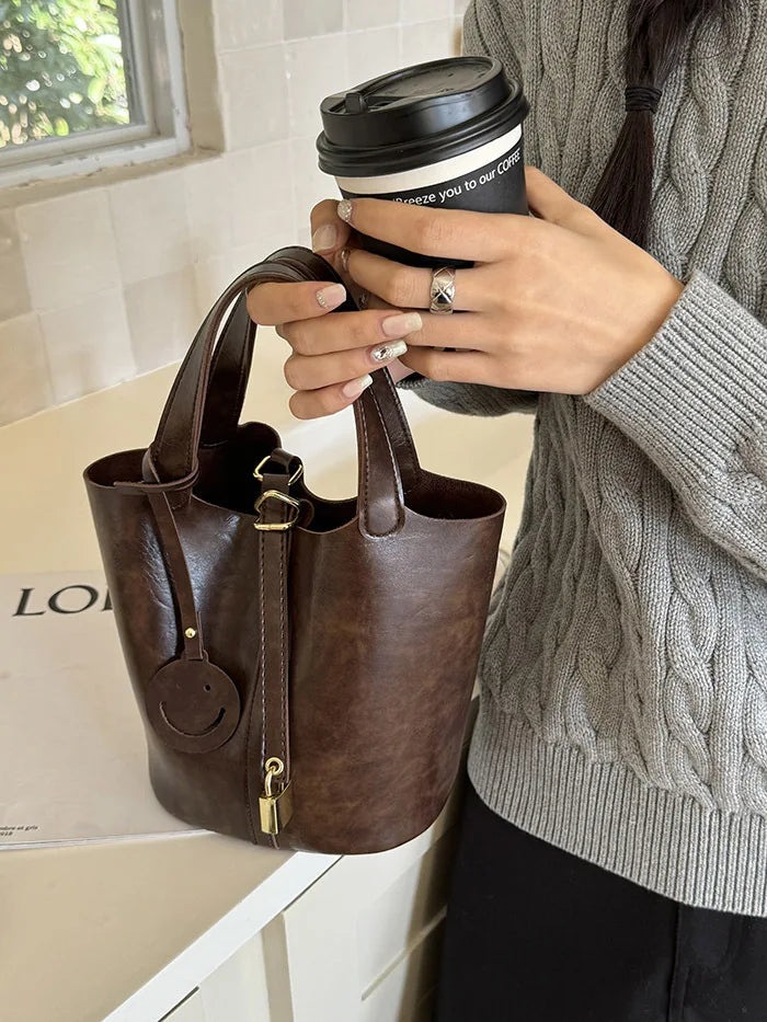 Women Bags Handbags Bucket Bag Shoulder Bag Crossbody Bag Fashion Buckek Tote Bag Leather Luxury Desginer Big Lady Hand Bags