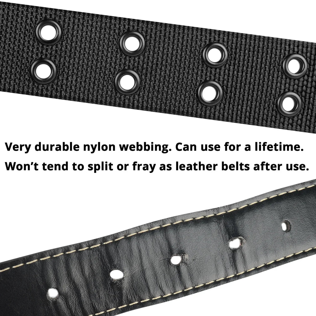 New Men Breathable Nylon Fabric Belt outdoor sport Belt Pin Buckle Trousers Jeans Belt
