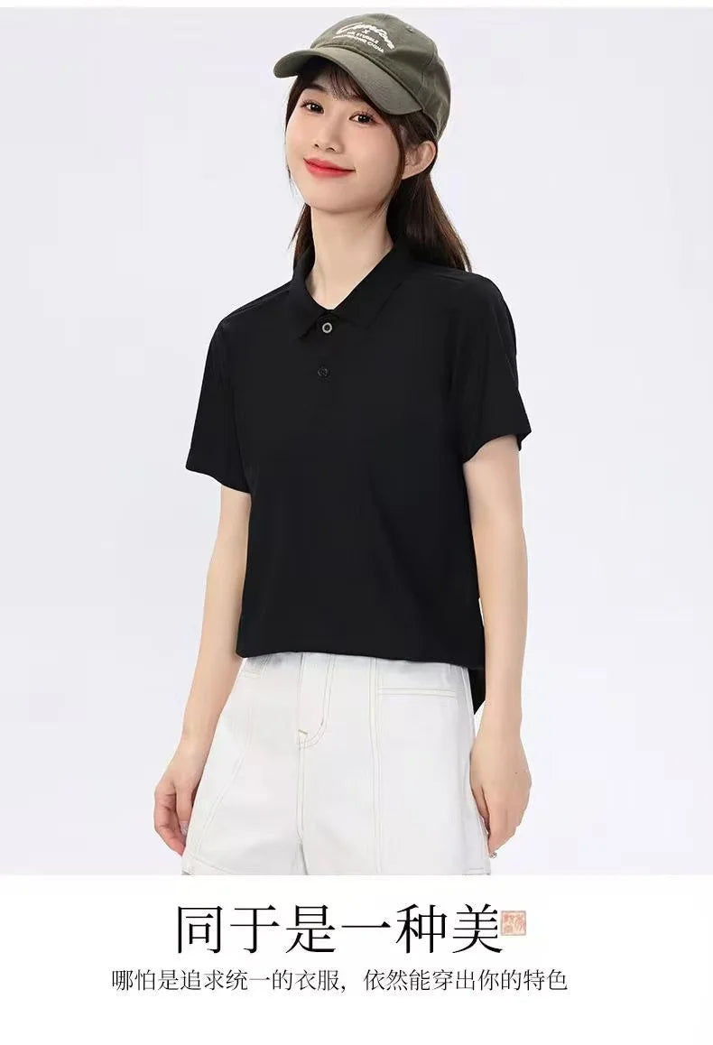Men's collar polo shirt, casual business fashion, slim fit polo shirt, new summer 2026 collection