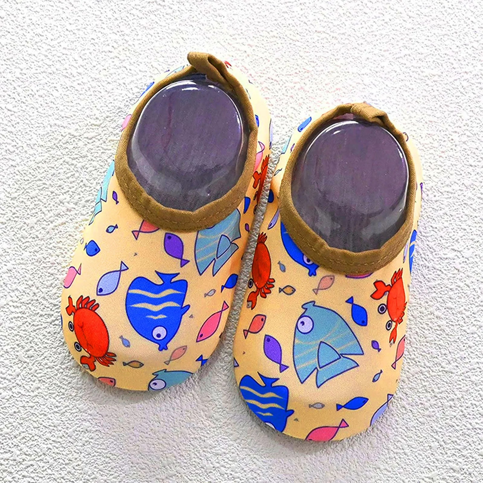 Baby Boy And Girl First Walkers Cartoon Printed Cute Quick Dry Shoes Toddler Shoes Beach Outdoor Lighweight Shoes