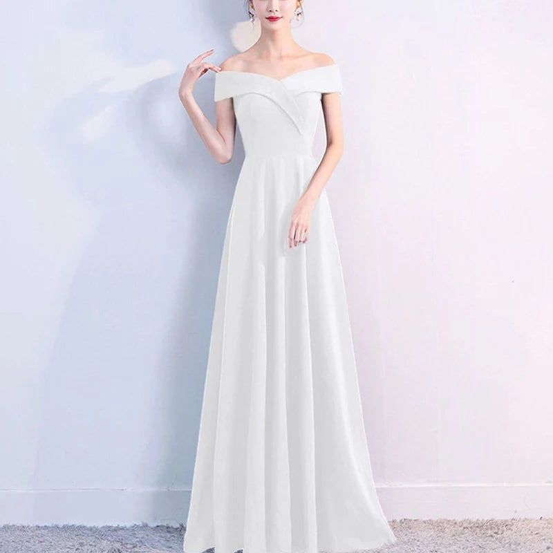 Summer Women's Temperament Deep V-neck Evening Party Dress Ladies Short Sleeve Elegant Fashion Bodycon Robe Solid Color Vestidos