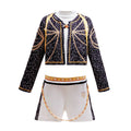 Girls 3 Piece Set Cosplay Costume Fashion Clothes Girls Stage Performance Dress Up Uniform Children Carnival Show Party Costumes