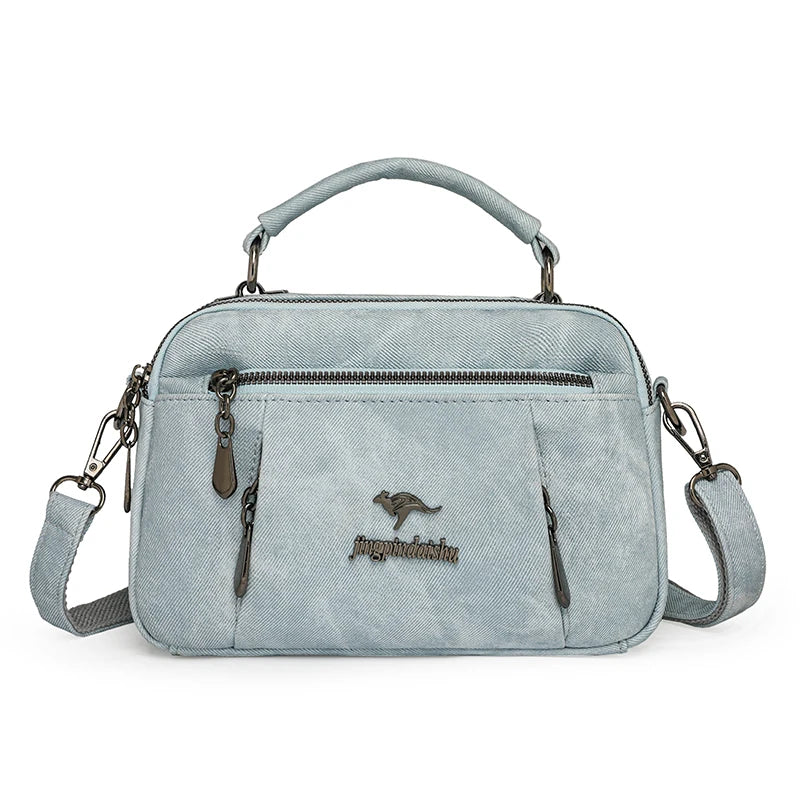 New Women Bags Trend nylon Messenger Handbag Multiple pockets Crossbody Bags Ladies High Quality Shoulder Bag Purses for Womens
