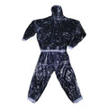 2-piece Men Women Set See Through Plastic Hooded T-shirt Pants Rainproof Long Sleeve Hoodie Trouser Waterproof Costumes