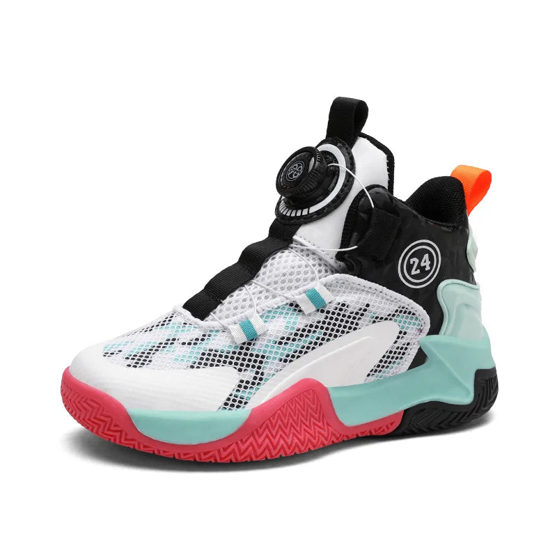 2025 New Children's Basketball Sports Shoes for Boys High Quality Running Kids Shoes Child Sneakers Non-Slip School Shoes