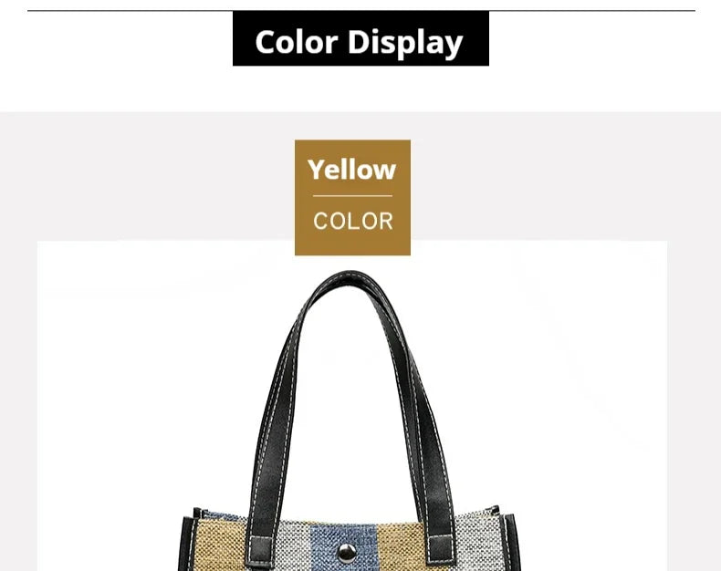 Fashion Messenger Bags For Women Shoulder Ladies Designer Handbag Solid Large Capacity Casual Canvas Shoulder Female Bag