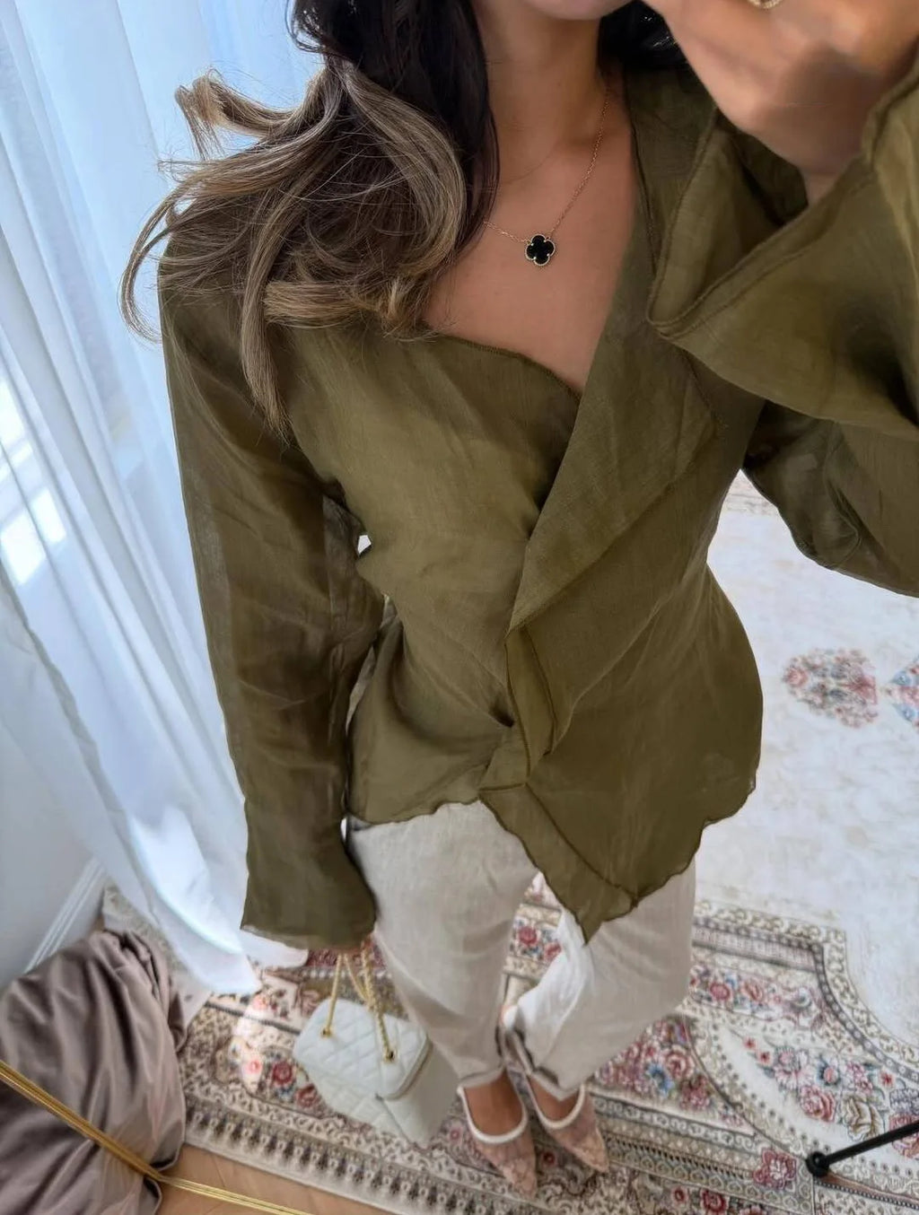 Women Blouses 2026 Spring Summer Long Sleeve Blouse Woman Blouse Shirt Office Elegant Work Shirt Top Blusas Mujer De Moda
