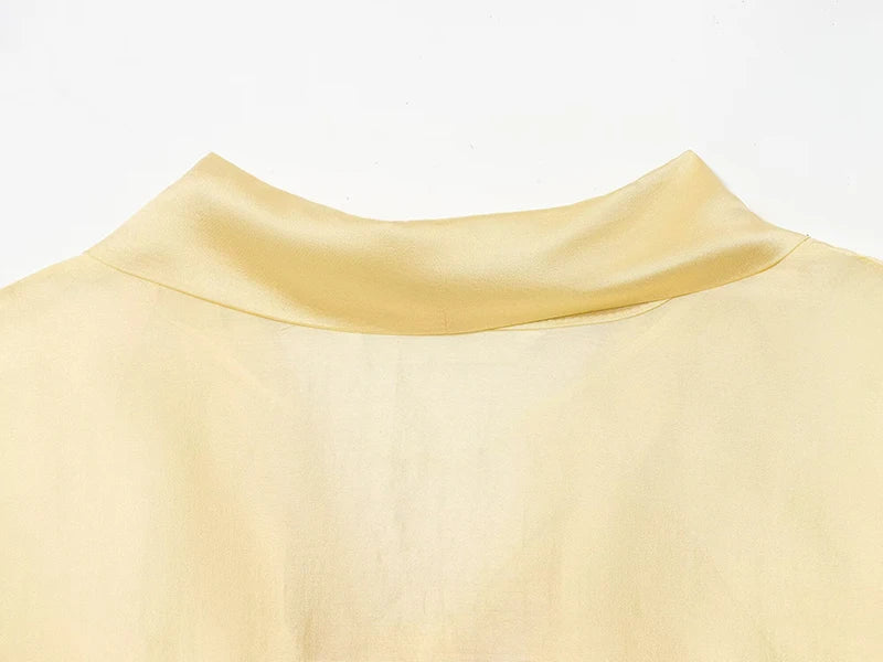 Women's Shirts Spring 2026 New Fashion Bow Decoration Loose Shirts Women Casual Shirts Female Blouses Chic Tops