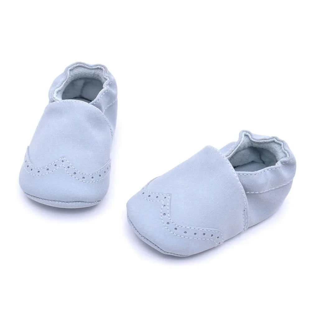 Baby Boy Girl Shoes Soft Leather Infant Toddler Baby First Walker Casual Anti-slip Toddler Baby Kids Crib Shoes -18 Months