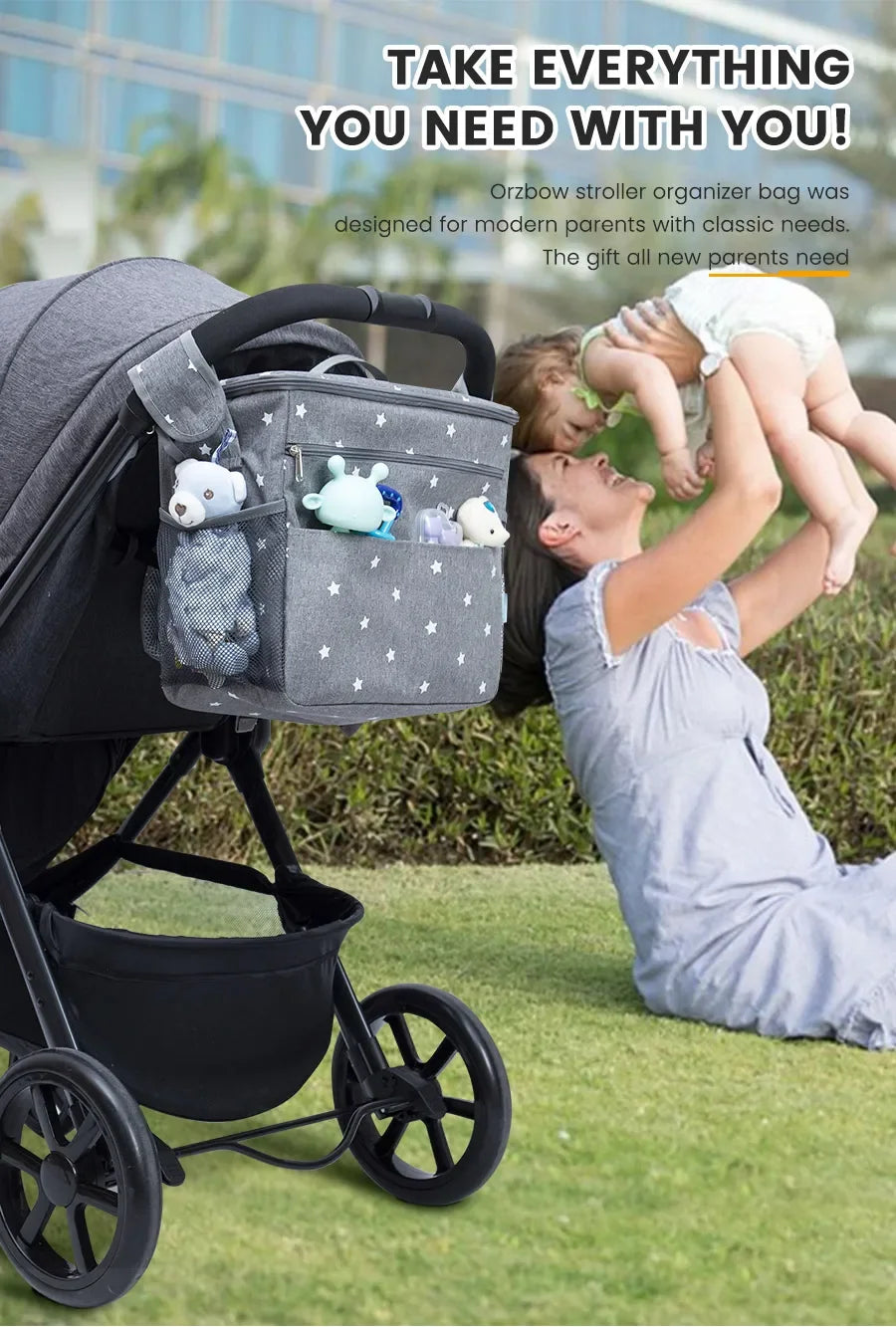 Baby Stroller Bag  Women Diaper Bags for Maternity Backpack Large Capacity Bags Organizer Mummy Wet Nappy Bag for Mom Care