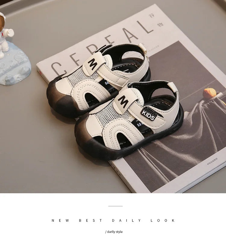 Boy Sandals 2026 summer New Baby Walking Shoes Soft Sole Girls' Sandals Mesh Shoes Children's Sandals Versatile Children's Shoes