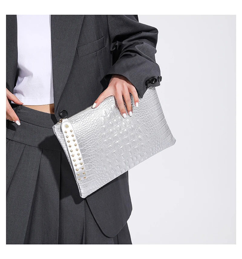 Fashion Luxury Handbags Women Bag PU Leather Clutch Ladies Evening Envelope Bag Female Day Clutches Purse Portable Wristlet Bag