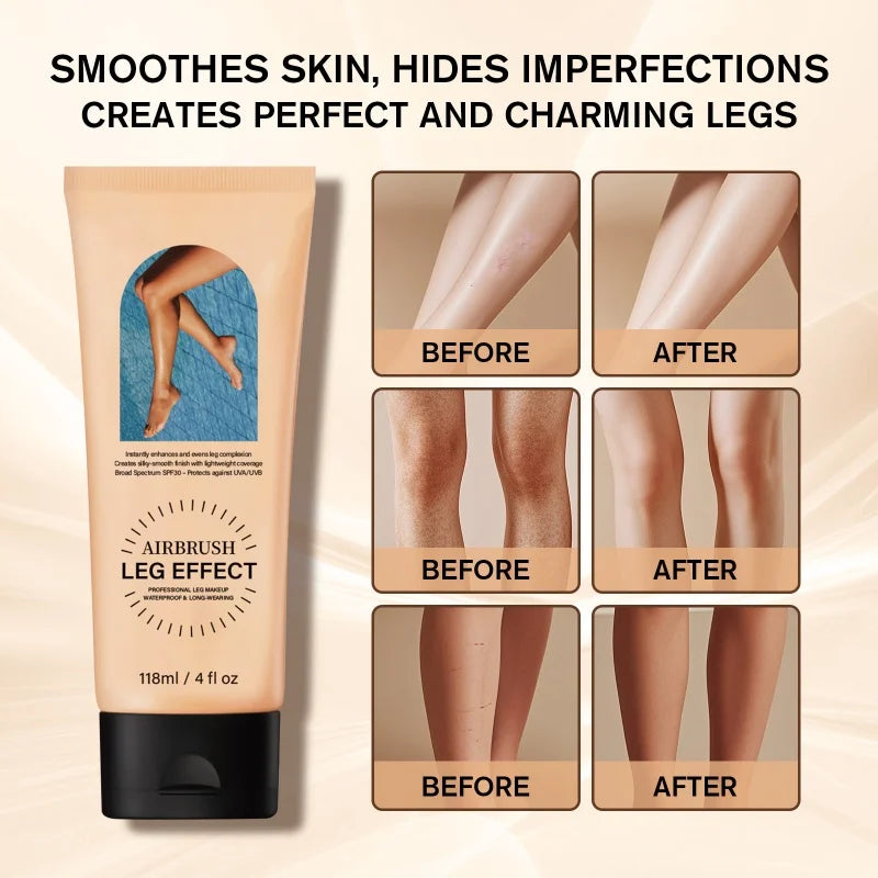 All-in-One Leg Perfector Lotion 118ml - 3 Shades with SPF 30, Waterproof, Long-Wear to Conceal & Smooth Skin Flawlessly.
