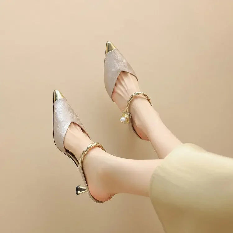 Shoes for Women Mules Sandals Fashion Woman Slippers Cheap Liquidation Easy Wears Slides Original New Collection Style Unique 39
