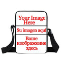 Customize Your Logo Name Messenger Bag Ladies Crossbody Bags for Travel Girls Satchel Women Handbag Small Shoulder Bag Bookbag