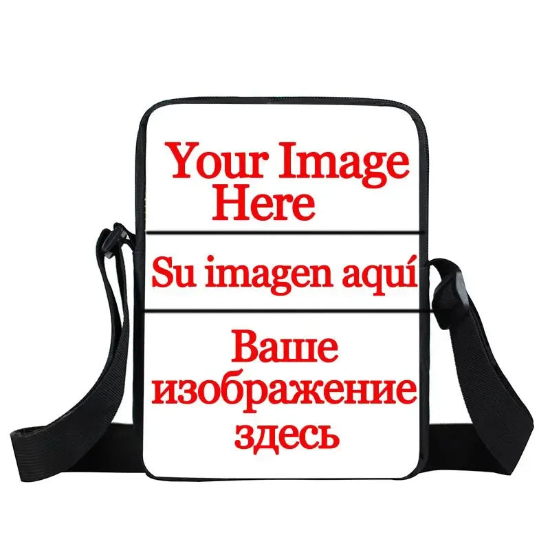 Customize Your Logo Name Messenger Bag Ladies Crossbody Bags for Travel Girls Satchel Women Handbag Small Shoulder Bag Bookbag