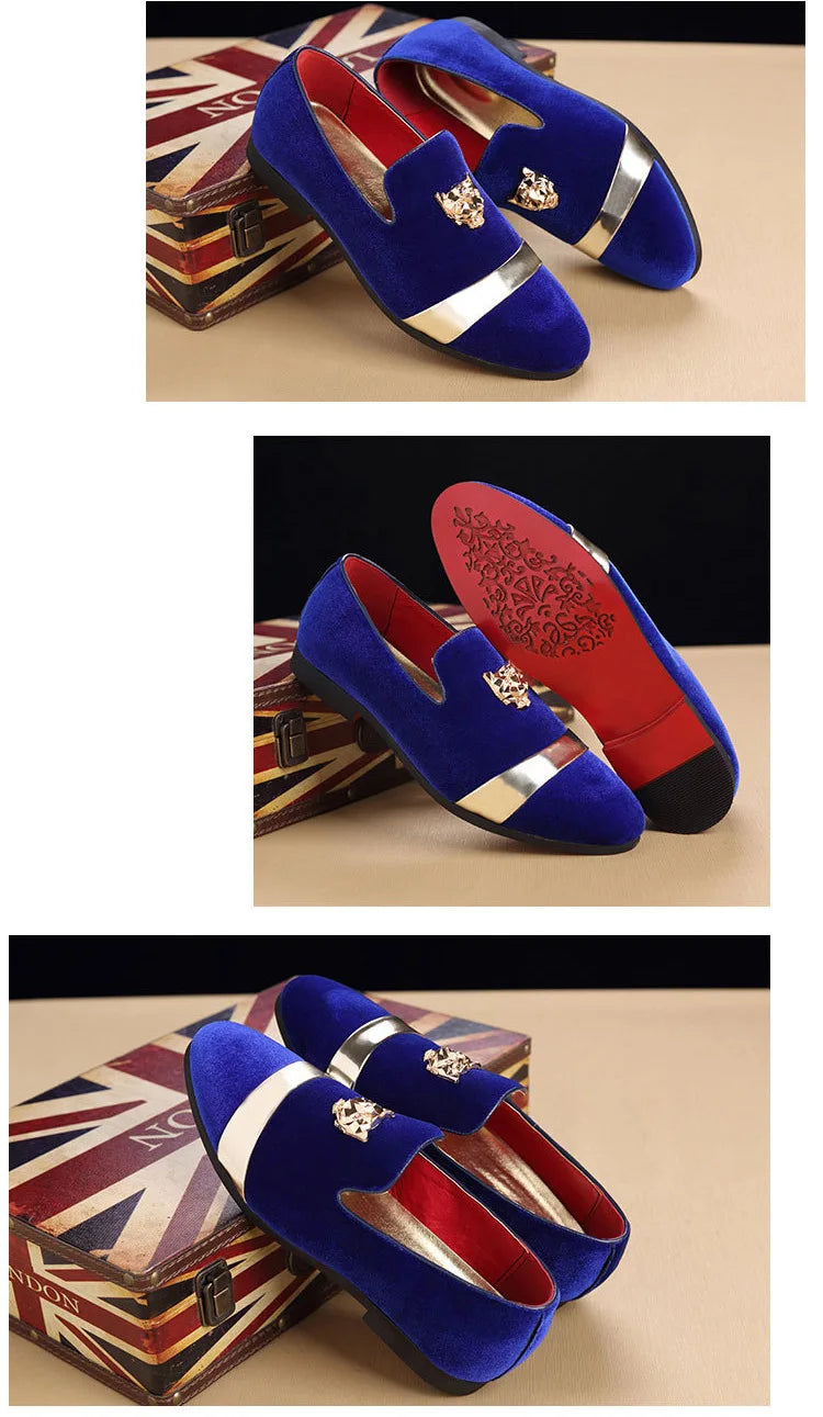 Party Shoes for Men Dress Shoe 2025 Fashion Designer Slip on Loafers Male Italian Luxury Brand Wedding Shoes Mocasines Hombre