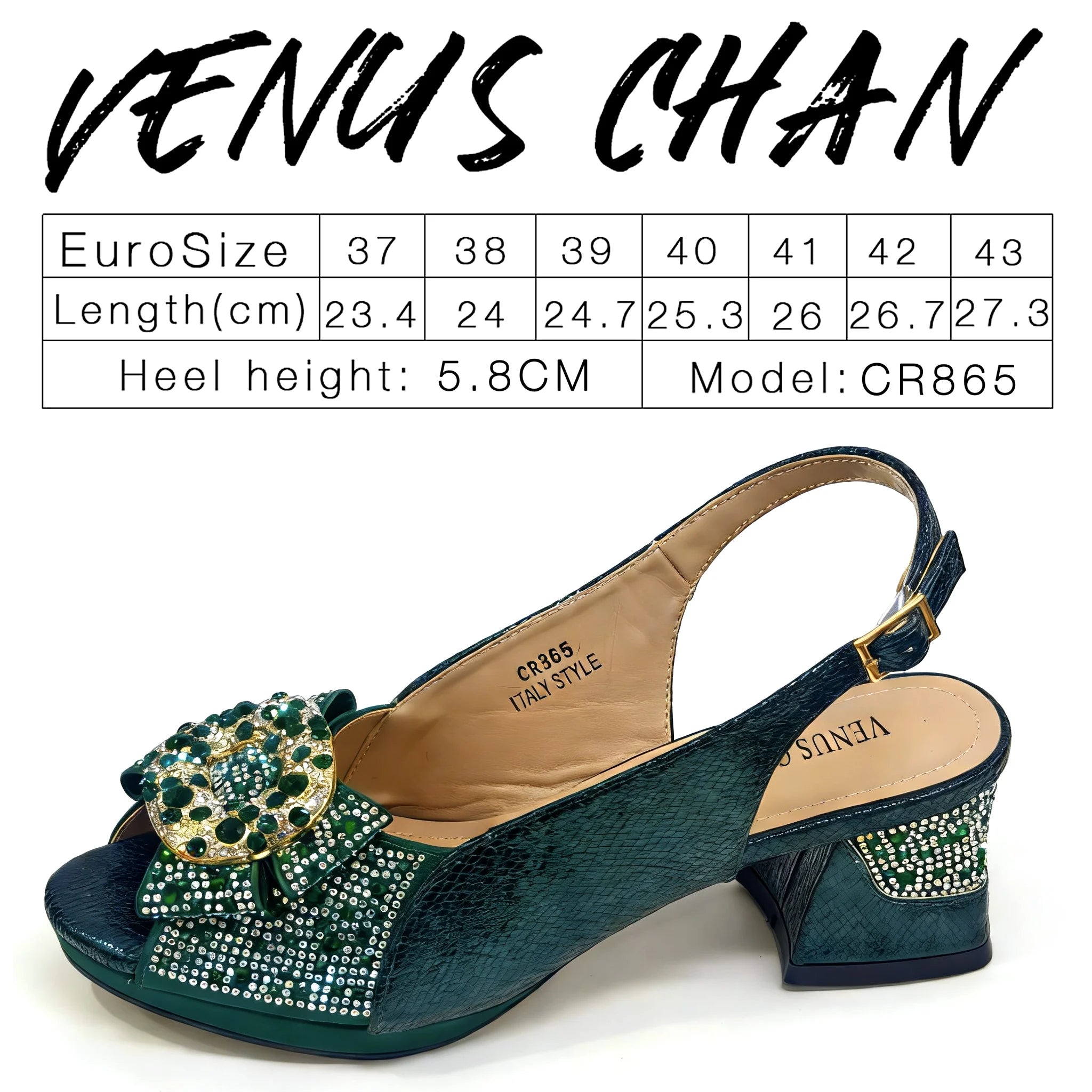 Nigeria Design Open Toe High Heels & Bag Set Gold Color blocking Hot Rhinestones Fashion Elegant Sexy High Heels