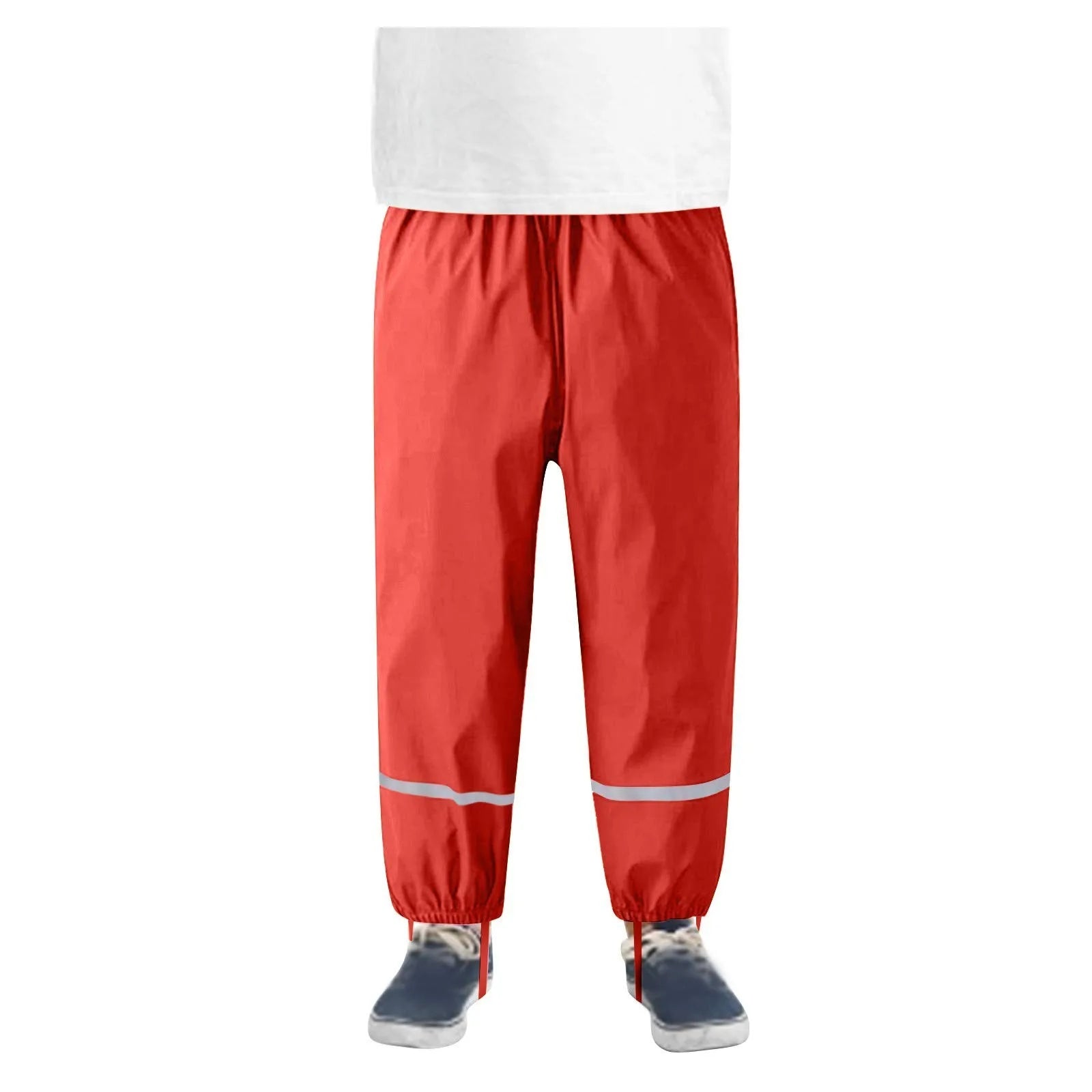 Children's Solid Color Loose Pencil Wind And Waterproof Mud Trousers Breathable Multi-function Casual Trouser For Boys And Girls