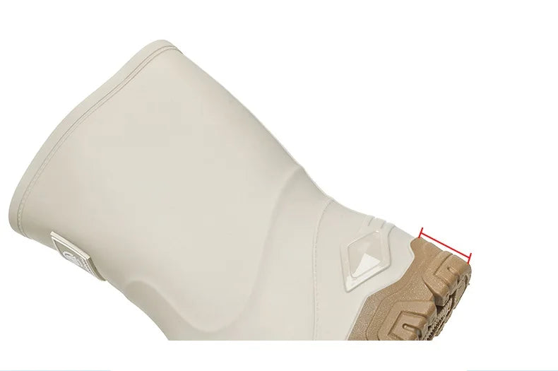 Rain Boots for Men, Non-Slip, Waterproof, High-Top Fishing Boots, Popular Work Safety Shoes, Rain Boots