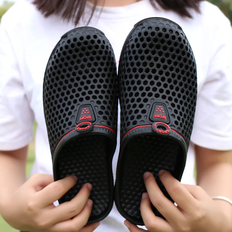 2025 New Men Summer Slippers High Quality Non Slip Beach Shoes For Women Breathable Couples Fashion Comfortable Garden Shoes