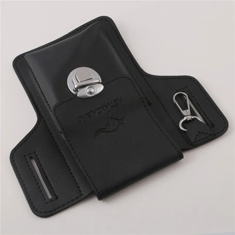 Phone Belt Bag For Men Bags Cell Phone Loop Holster Phone Pouch Wallet High Quality Multifunctional PU Leather Phone Case