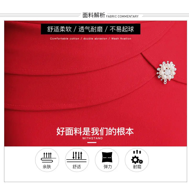 Office Lady Skinny Business Attire Red Hip-hugging Skirt Summer New Women Basic Versatile Fashion Casual Mini Office Wear Skirts