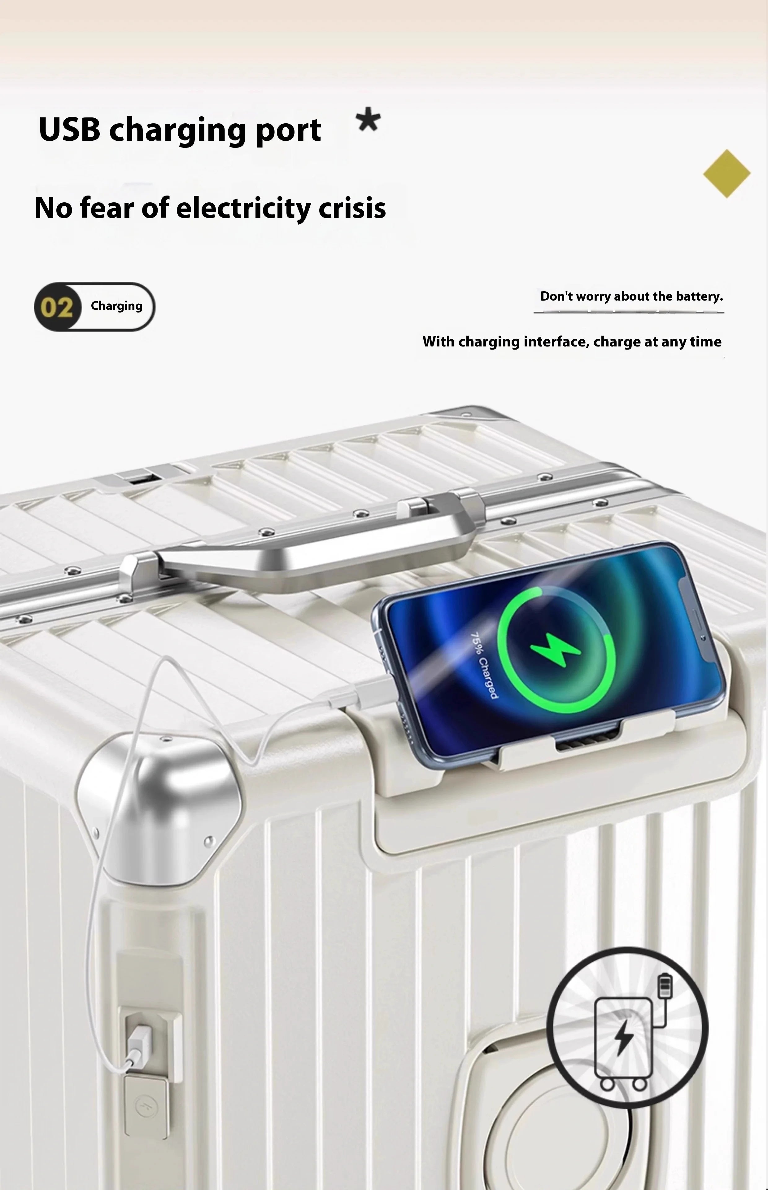 2025 New Suitcase Large Capacity Travel Password Box Registration Box 20/24/26/28/30-inch Trolley Box Men's And Women's Suitcase