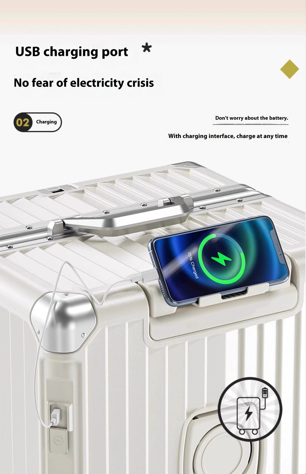 Suitcase Carry On Luggage Holder Hard Shell Rolling Travel Suitcase with Spinner Wheels 20 24 26 28 30 Inch Luggage