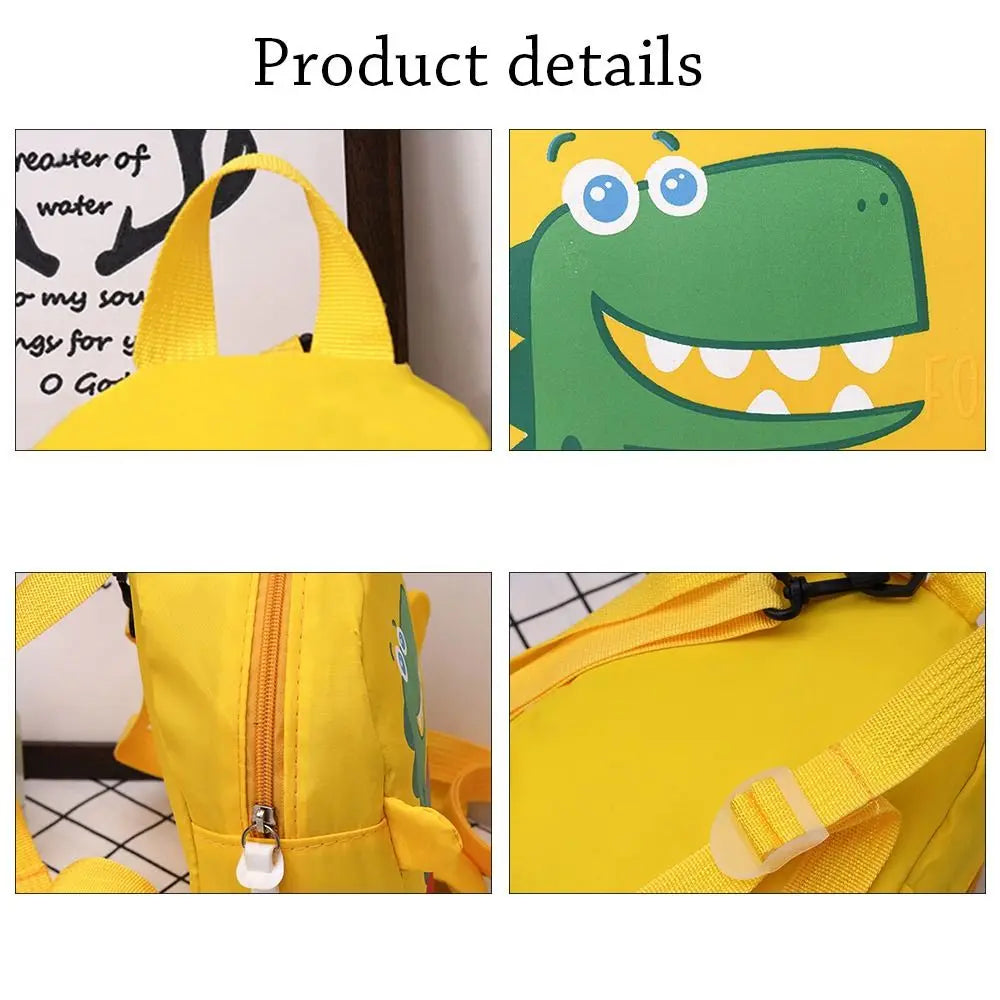 Children Cute Cartoon Dinosaur School Bags Anti-lost Backpacks Toddler Rucksack Kindergarten Schoolbag