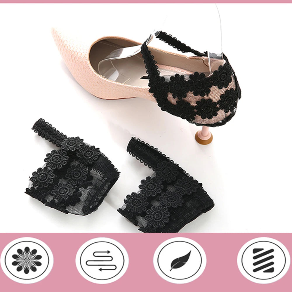 1Pair High Heels Bundle Shoelace Holding Loose Anti-skid Straps Women Elastic Shoe Laces Shoe Accessories Wholesale Dropshipping