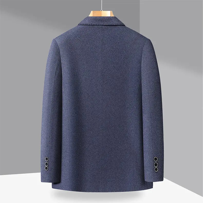 Men's High-end Suit Jacket Stylish and Handsome, Versatile and Trendy, Suitable for Middle-aged and Elderly Casual Business Wear