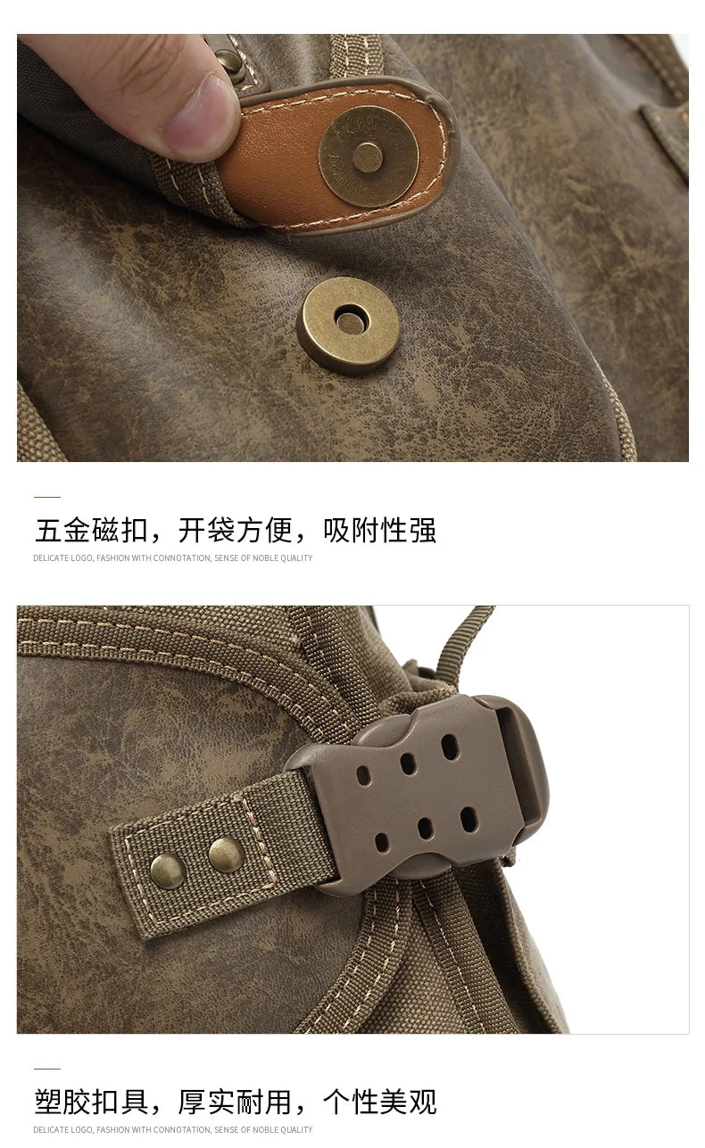 Man Messenger Shoulder Bag 2022 Canvas Business Casual Zipper Handbag Male Satchel Cross Body Bags Men bolsa crossbody bags sacs