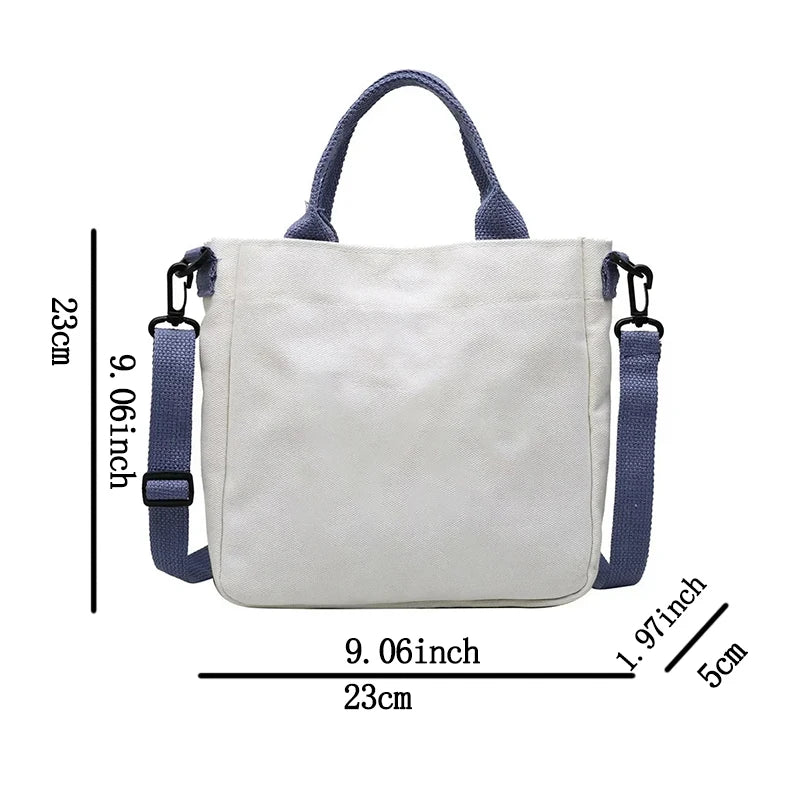 Snoopys Cartoon Canvas Bag Children Crossbody Bags School Bookbag Student Supplies Lightweight Portable Kawaii Shoulder HandBag