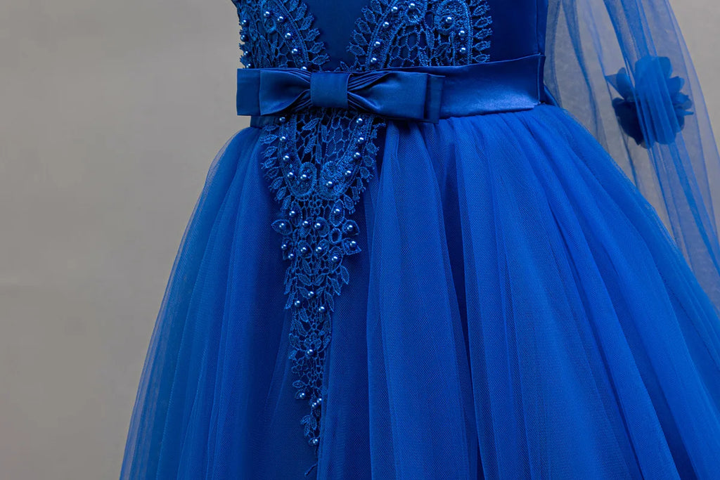 4-12 years old Dress up dance party girl dress tulle girl wedding dress elegant girl party dress kids Christmas dress