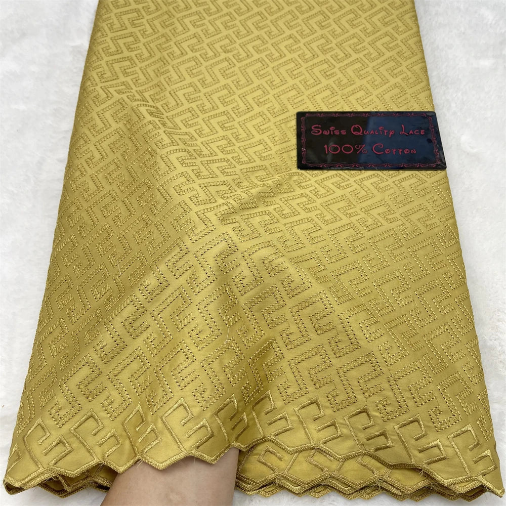 2026 New Polish Lace For Men Atiku Fabric Swiss Voile Lace in Switzerland African Lace Materials High Quality for Women Dresses