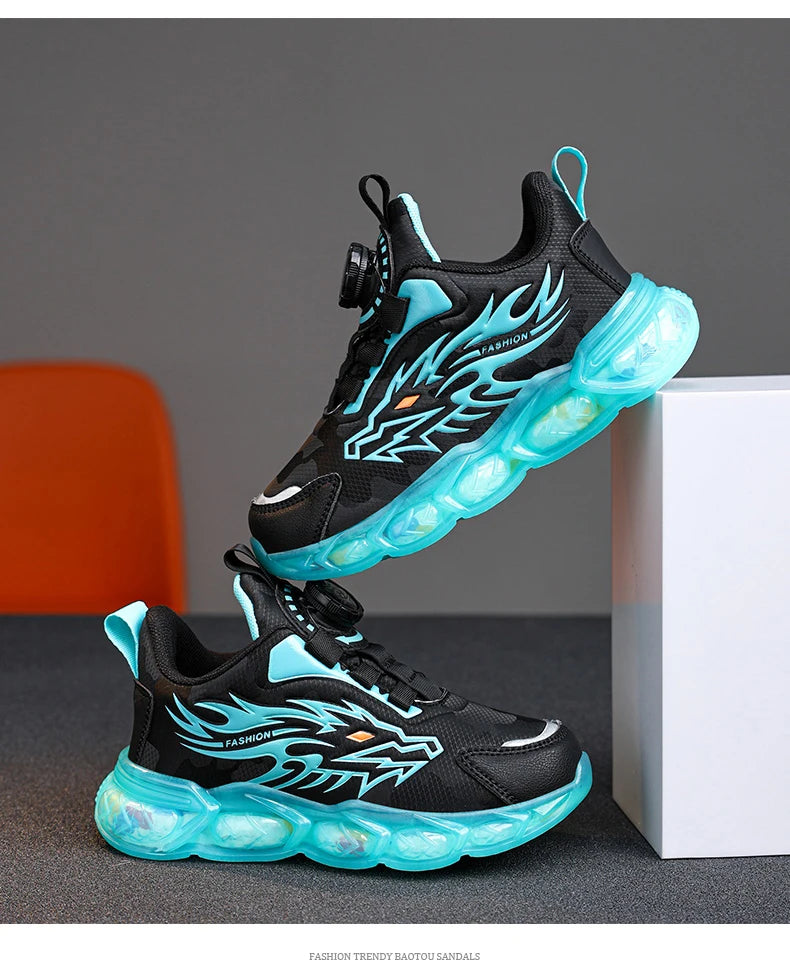 Kids Shoes Boy Casual Sneakers Platform Comfortable Children School Sports Tenis Boy Shoes Children's Basketball Shoes