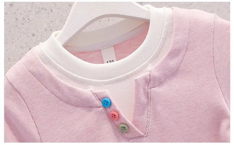 Summer Teenage Girls Clothes Set Children O-Neck Tshirt and Mid Skirt Suit Student School Short Sleeve Top Bottom Outfits
