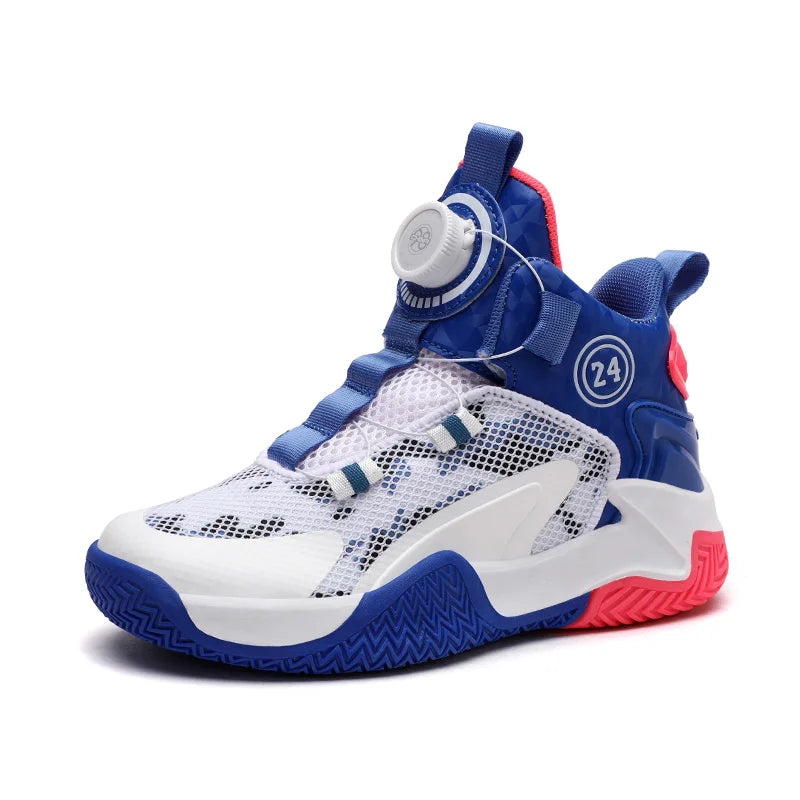 2025 New Children's Basketball Sports Shoes for Boys High Quality Running Kids Shoes Child Sneakers Non-Slip School Shoes