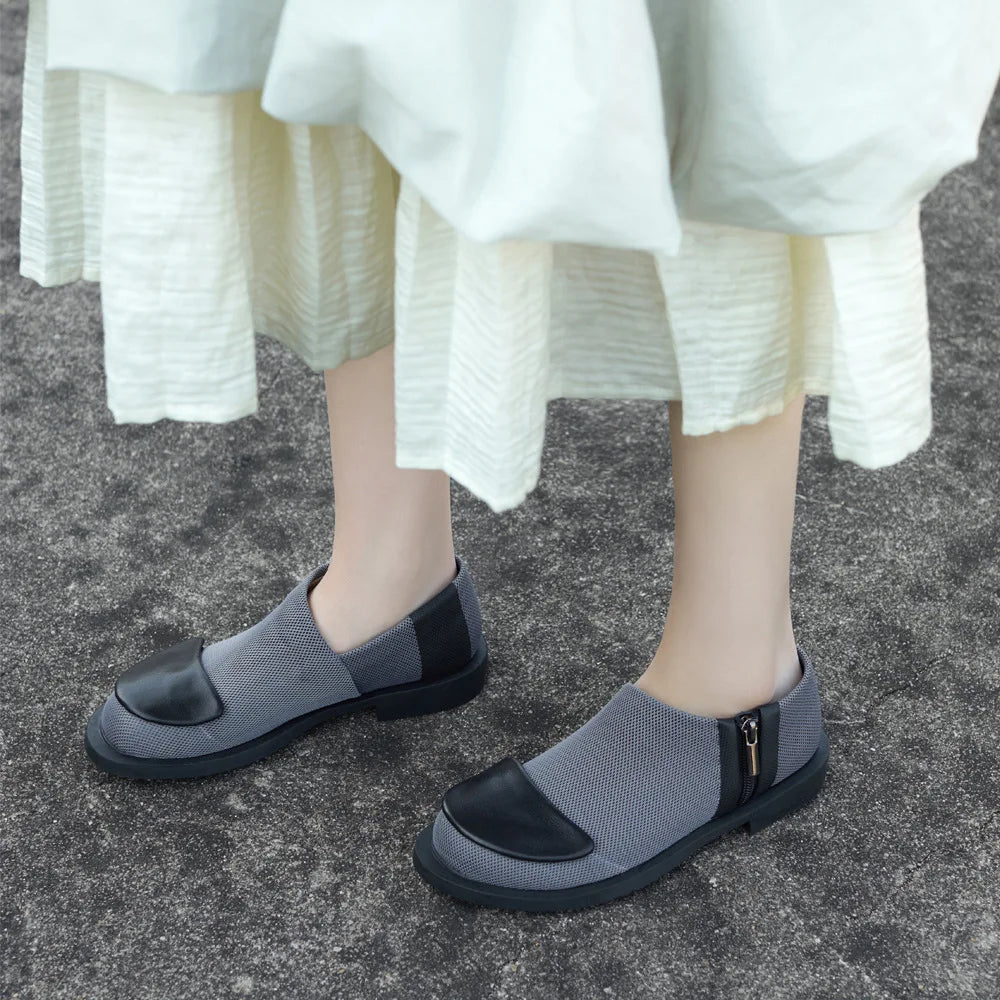 Women's Loafers 2026 New Style Genuine Leather Single Shoes for Women, Low Heel, Breathable, Luxurious Sneakers Women Shoes